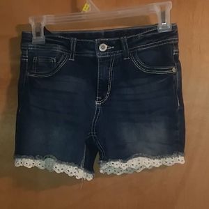 Girls size 10 jean shorts